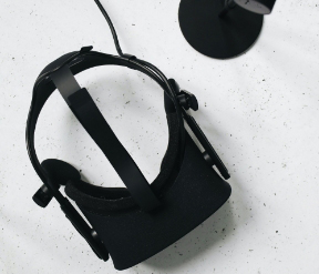 VR headset close-up